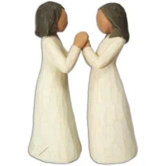 Willow Tree Demdaco Sisters By Heart Celebrating Treasured Friendship #26023